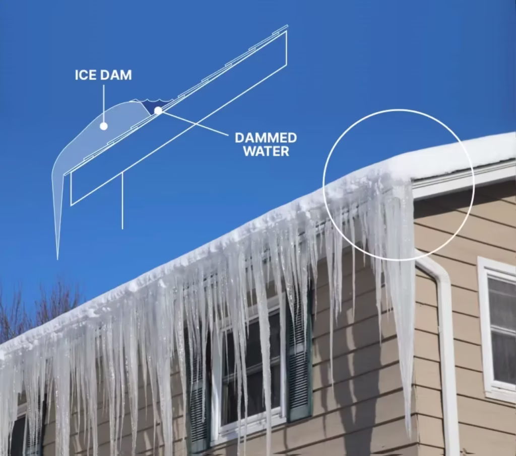 ice dam demo